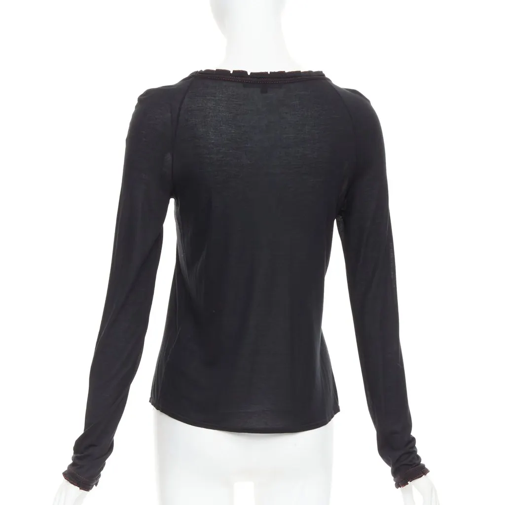 Gucci Black Polyester Top Black Polyester Very good - Box View