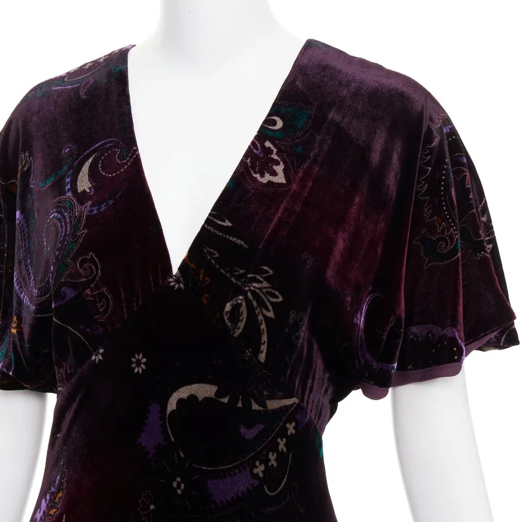 Ralph Lauren Purple Polyester Dress Purple Polyester Very good - Back View