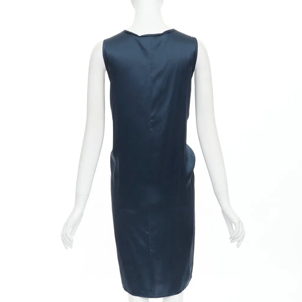 Lanvin Blue Silk Dress Blue Silk Very good - Box View