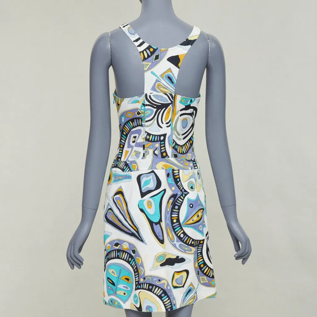 Emilio Pucci White Cotton Dress White Cotton Fair - Box View