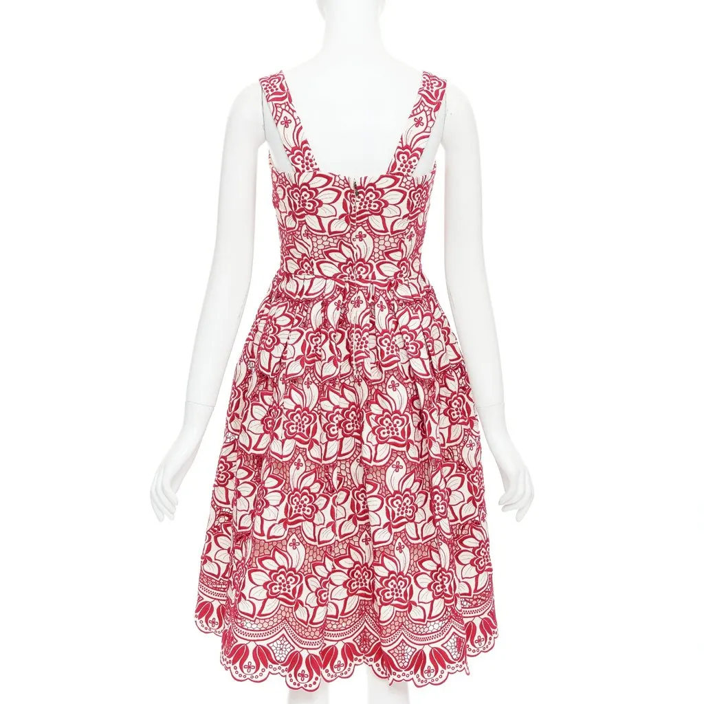 Dolce & Gabbana Red Cotton Dress Red Cotton Very good - Box View