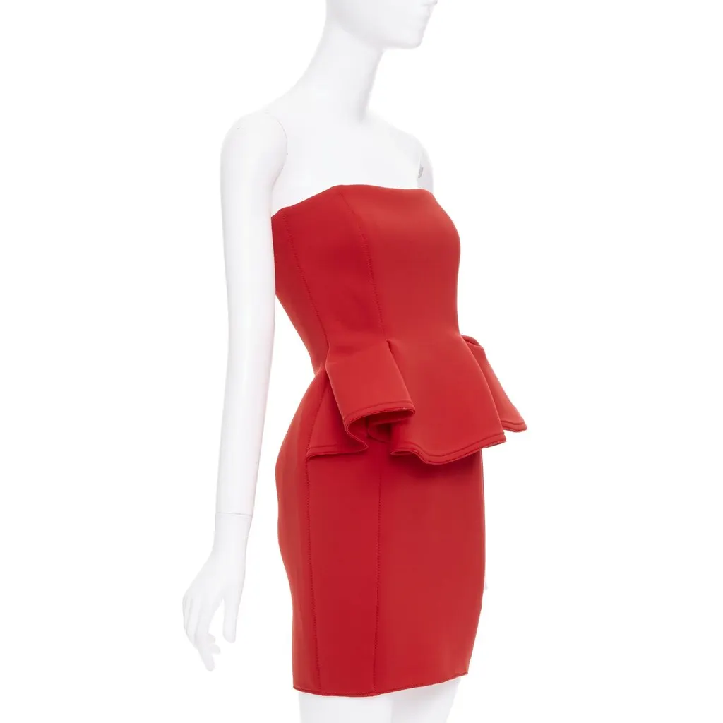 Lanvin Red Polyester Dress Red Polyester Very good - Front View