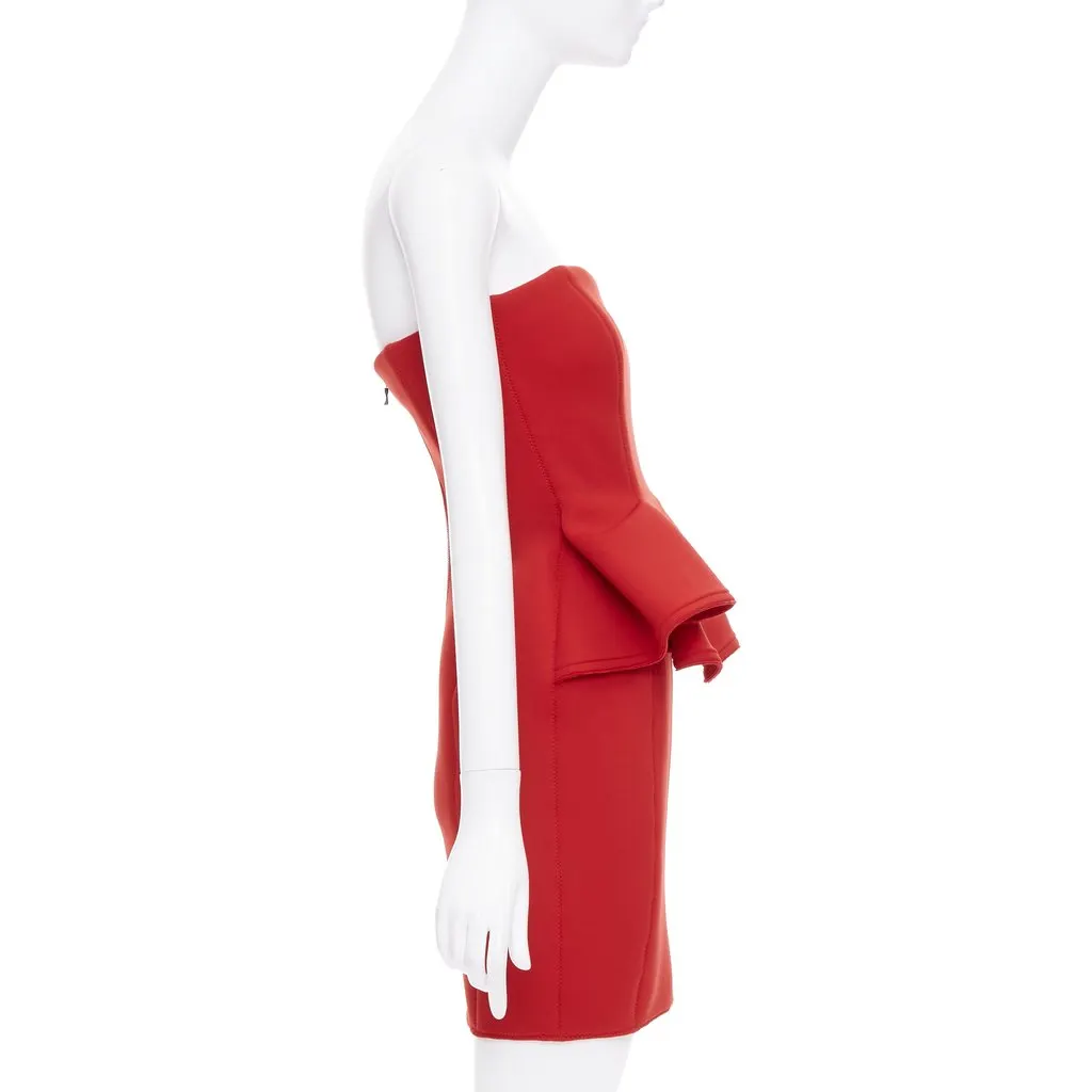 Lanvin Red Polyester Dress Red Polyester Very good - Model View
