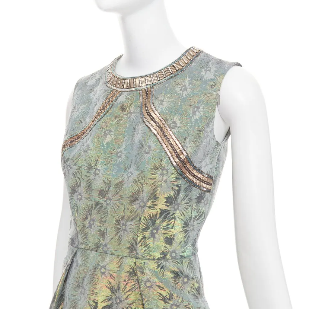 Matthew Williamson Green Dress Green Very good - Back View