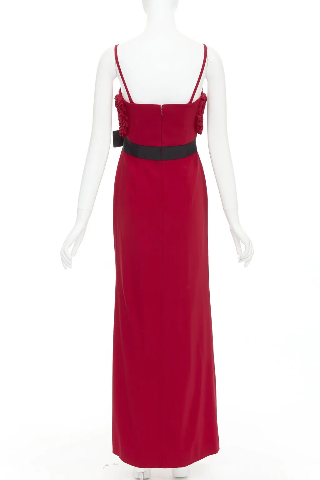 Valentino Red Viscose Dress Red Viscose Very good - Box View