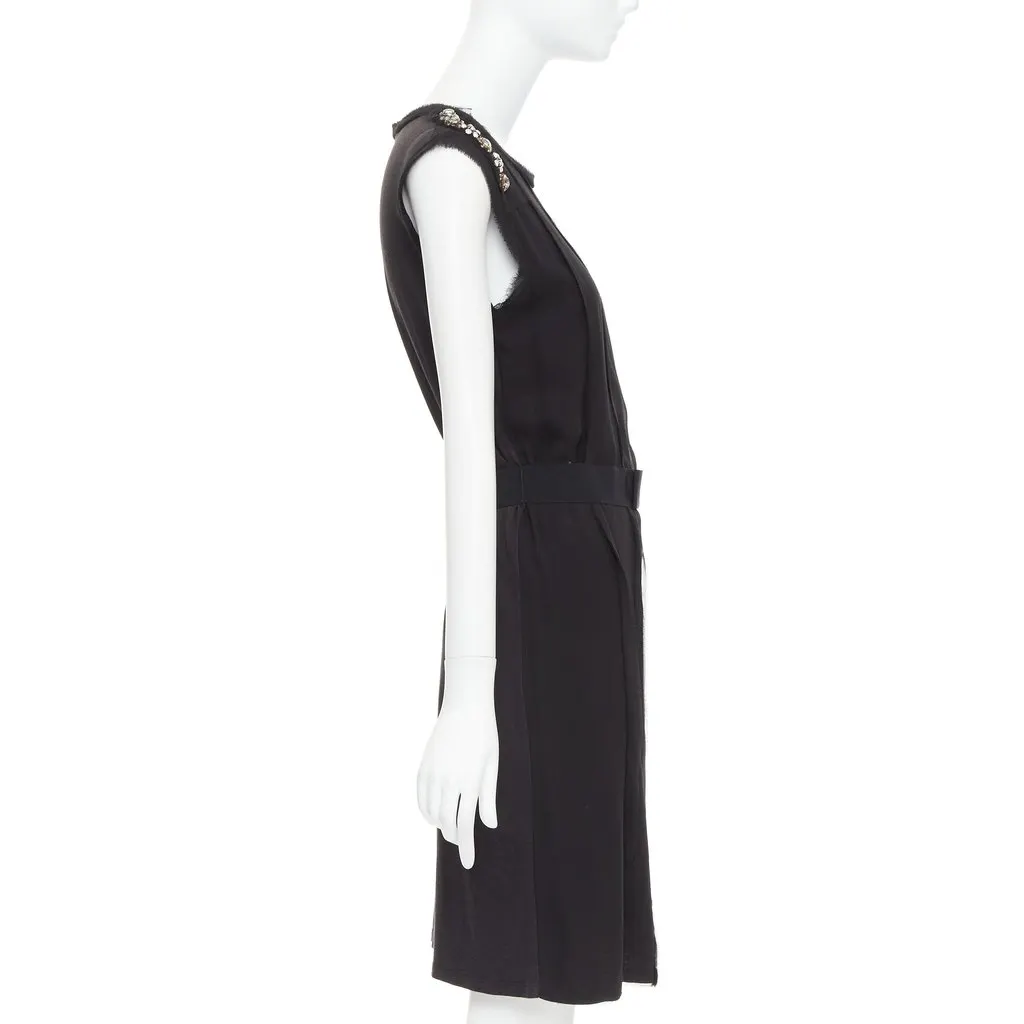 Lanvin Black Polyester Dress Black Polyester Very good - Model View