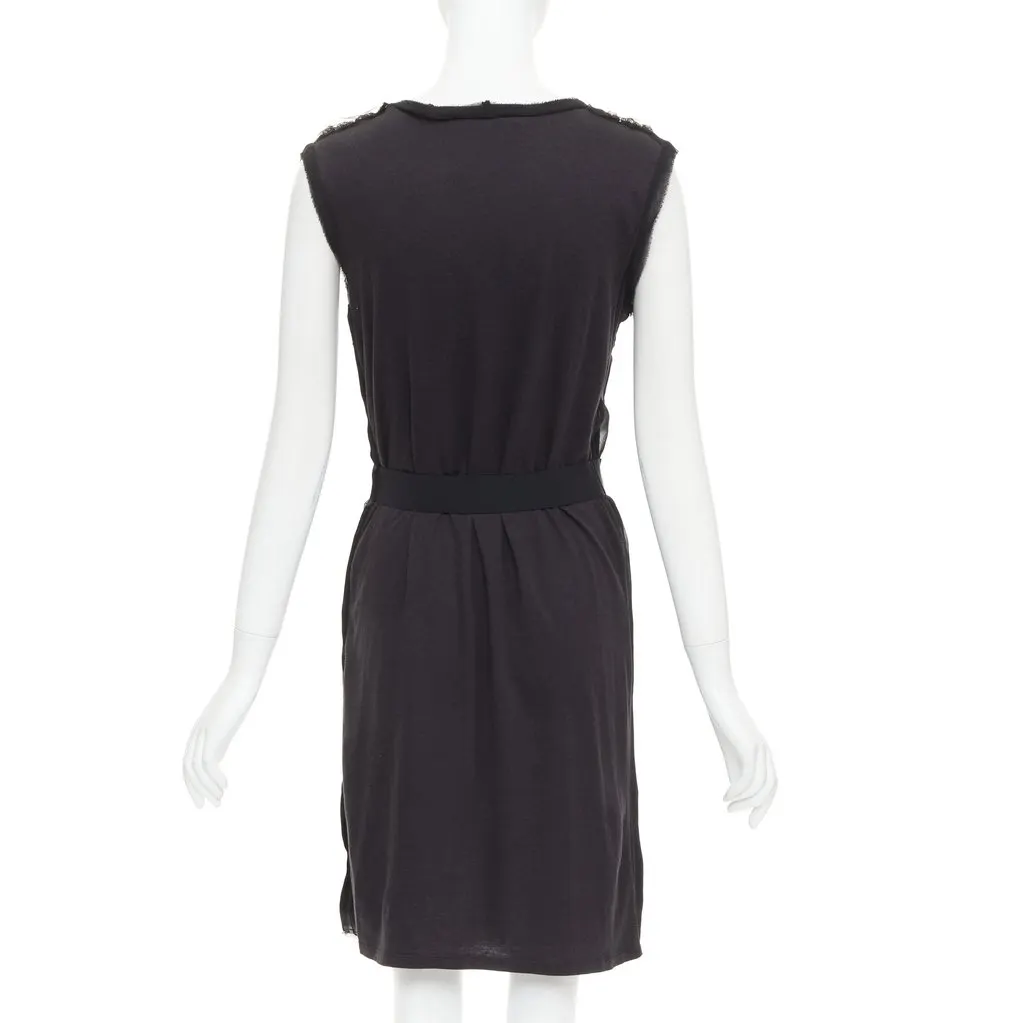 Lanvin Black Polyester Dress Black Polyester Very good - Box View