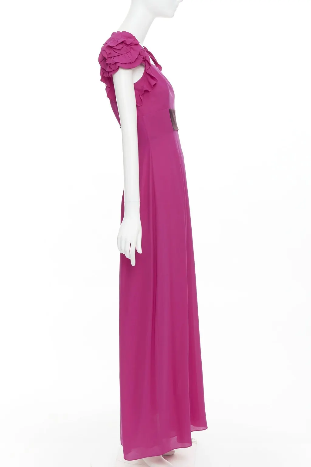 Escada Pink Silk Dress Pink Silk Very good - Model View