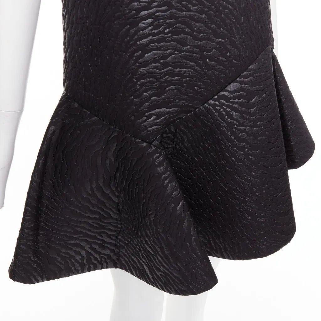 MSGM Black Polyester Dress Black Polyester Very good - Back View