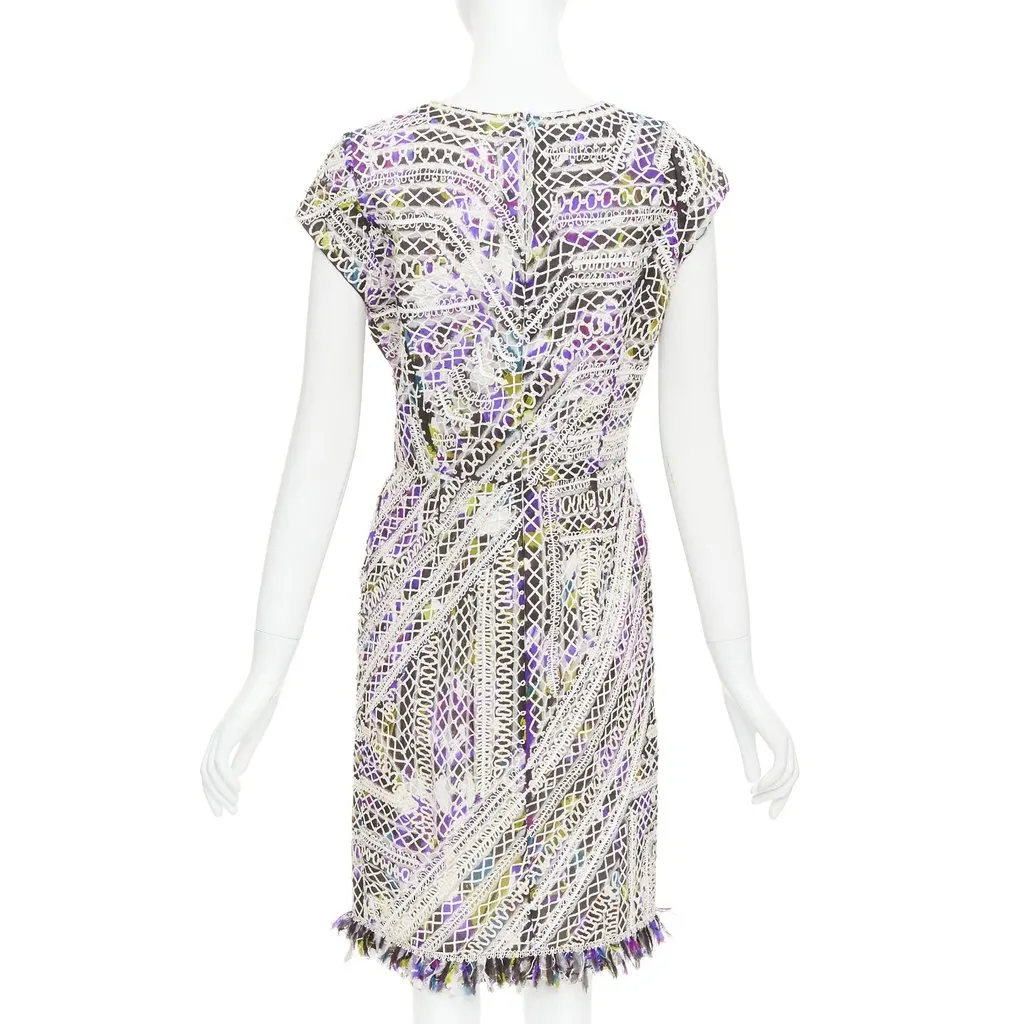 Oscar de la Renta White Silk Dress White Silk Very good - Box View