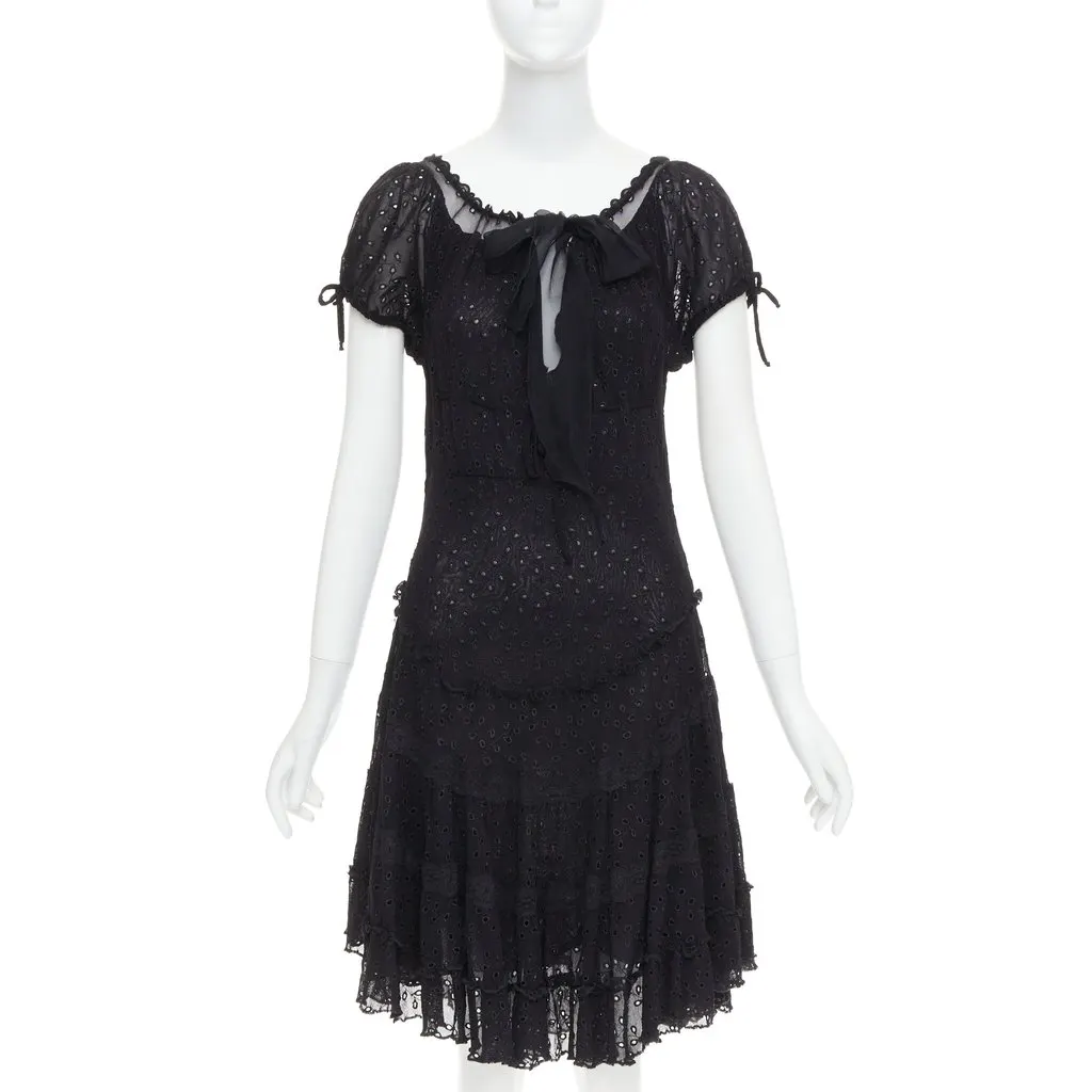Jean Paul Gaultier Black Polyamide Dress Black Polyamide Very good - Front View