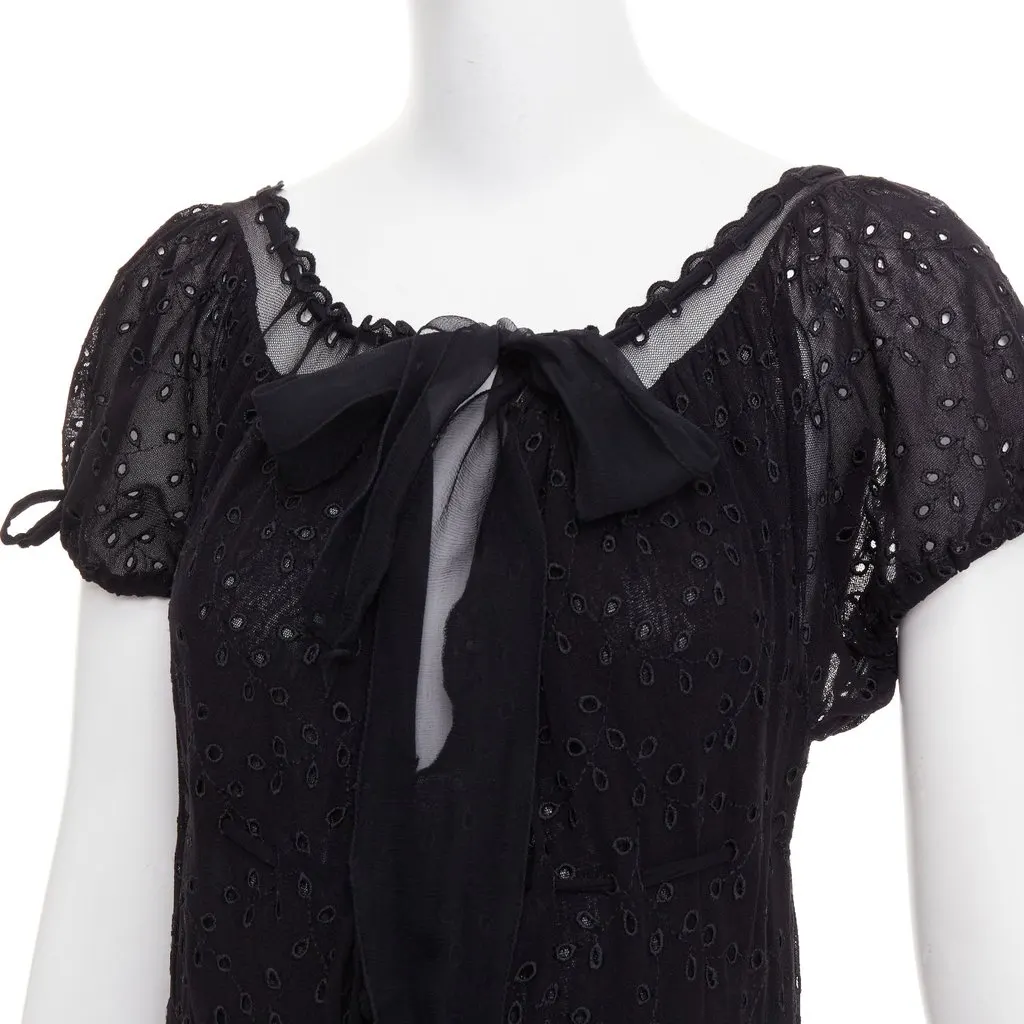 Jean Paul Gaultier Black Polyamide Dress Black Polyamide Very good - Back View
