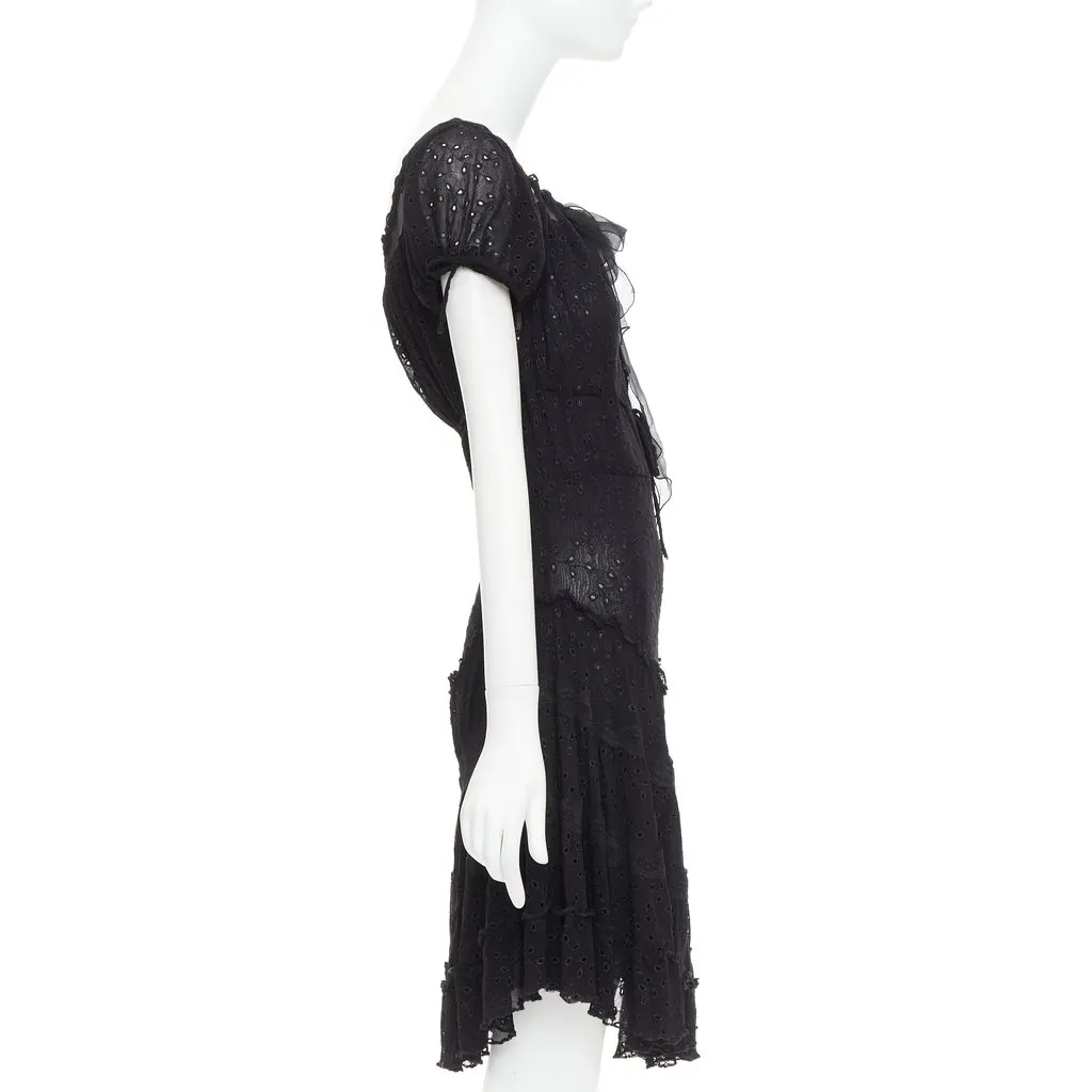 Jean Paul Gaultier Black Polyamide Dress Black Polyamide Very good - Model View