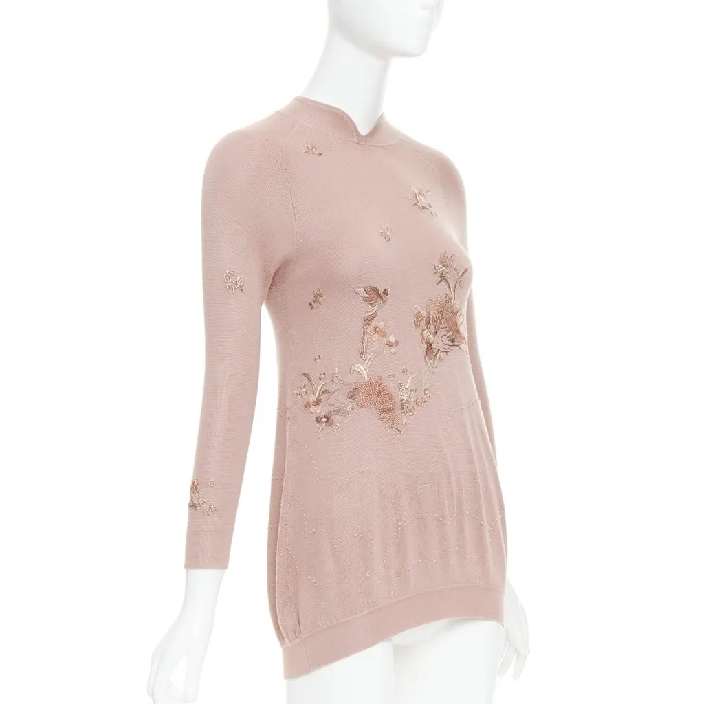 Shiatzy Chen Pink Polyester Dress Pink Polyester Good - Inside View