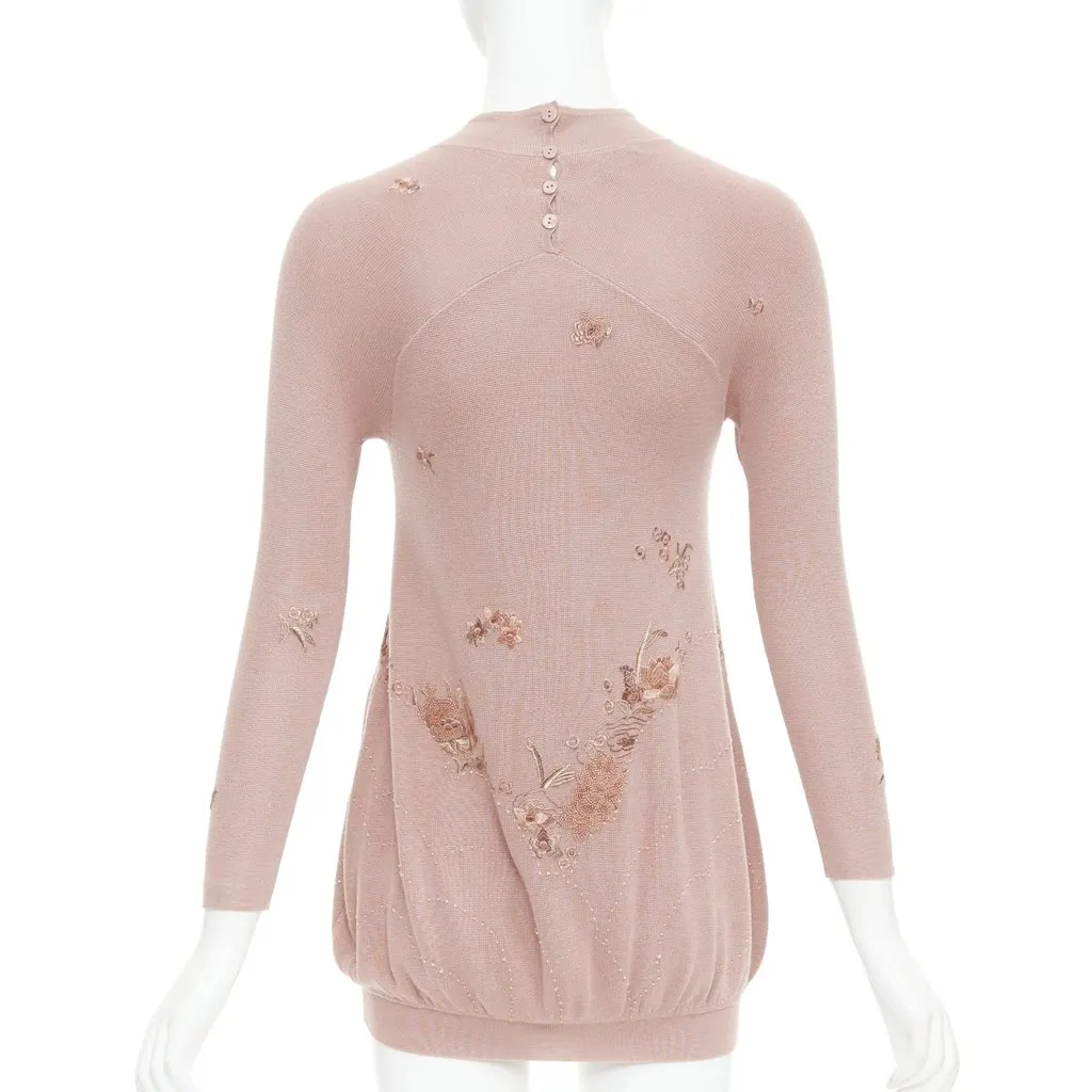 Shiatzy Chen Pink Polyester Dress Pink Polyester Good - Box View