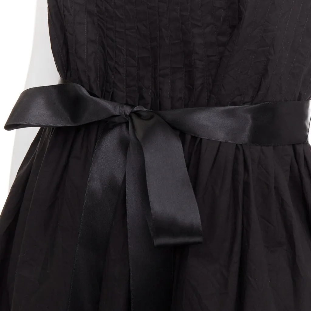 Burberry Black Cotton Dress Black Cotton Very good - Back View