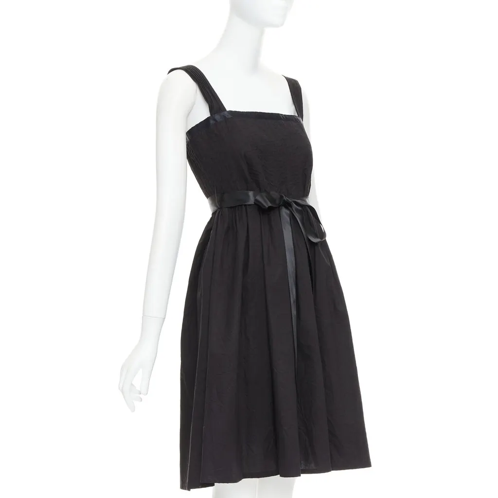 Burberry Black Cotton Dress Black Cotton Very good - Inside View