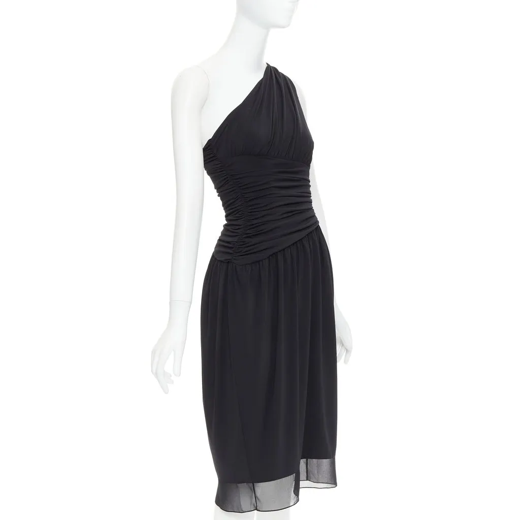 Vera Wang Black Polyester Dress Black Polyester Very good - Inside View