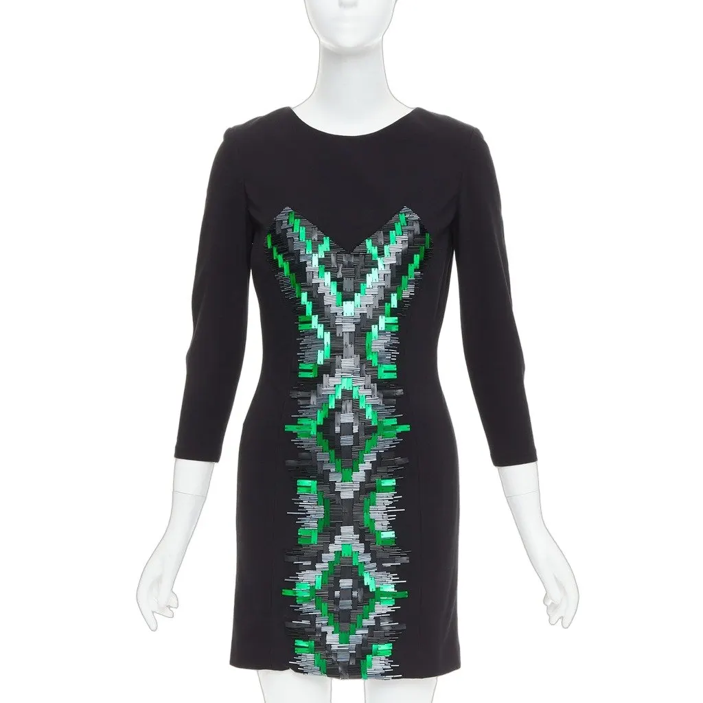 Matthew Williamson Black Viscose Dress Black Viscose Good - Front View