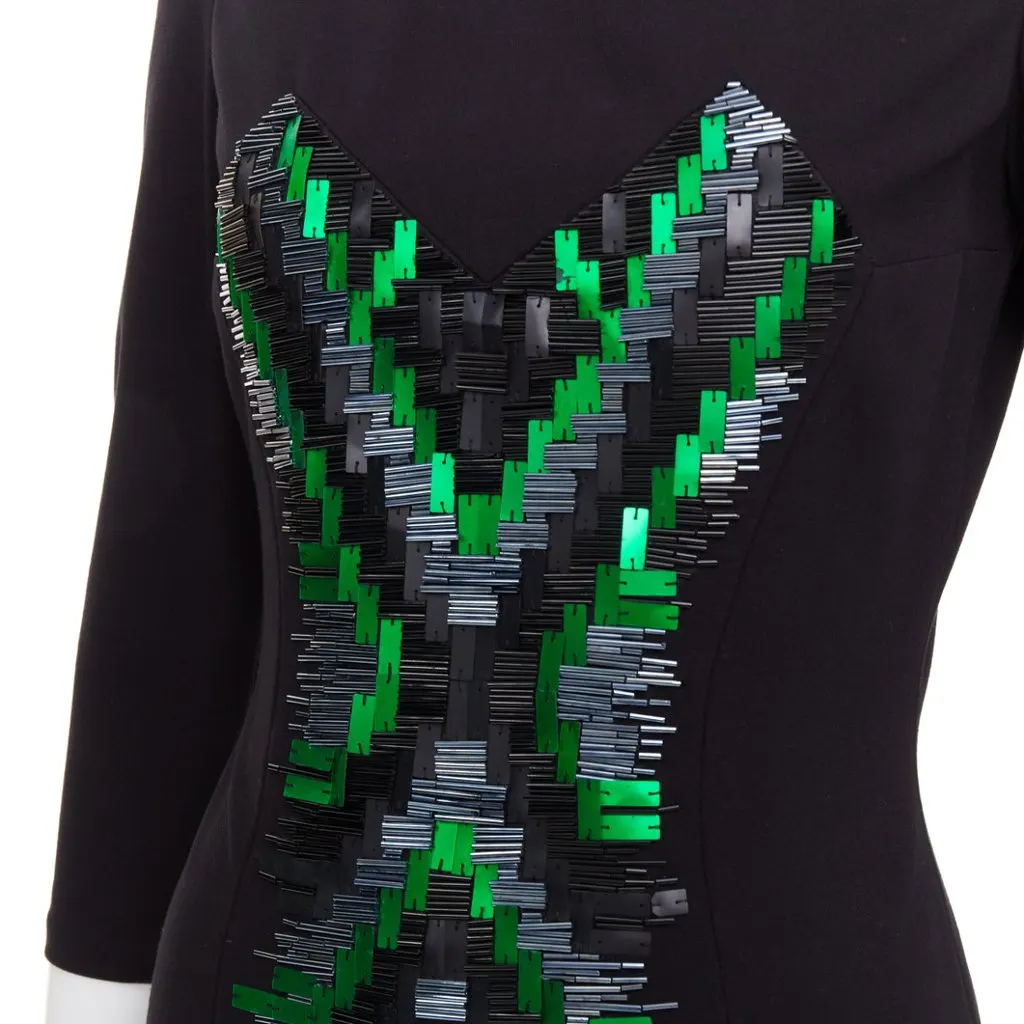 Matthew Williamson Black Viscose Dress Black Viscose Good - Back View