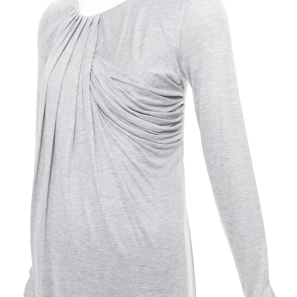 Fendi Grey Polyester Dress Grey Polyester Very good - Back View