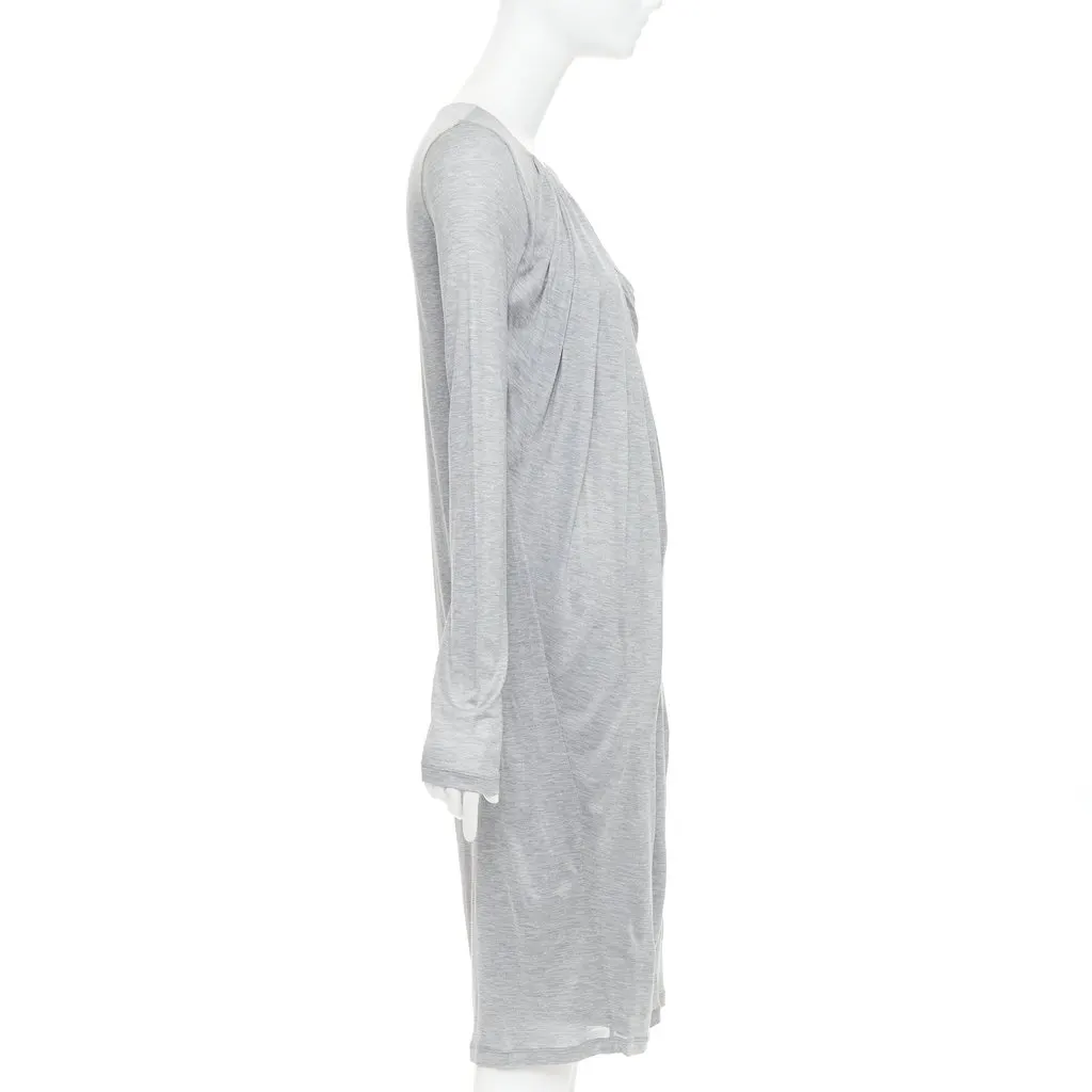 Fendi Grey Polyester Dress Grey Polyester Very good - Model View