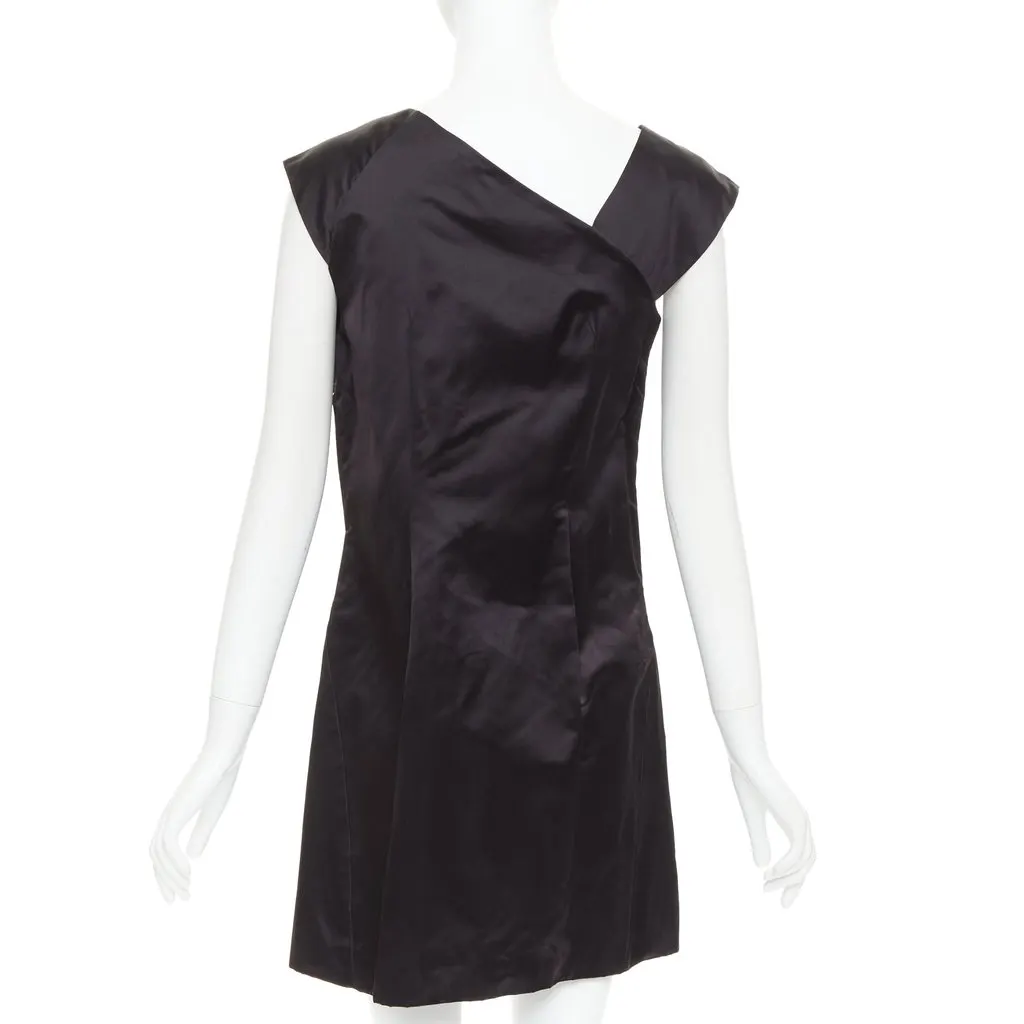 Miu Miu Black Silk Dress Black Silk Very good - Box View