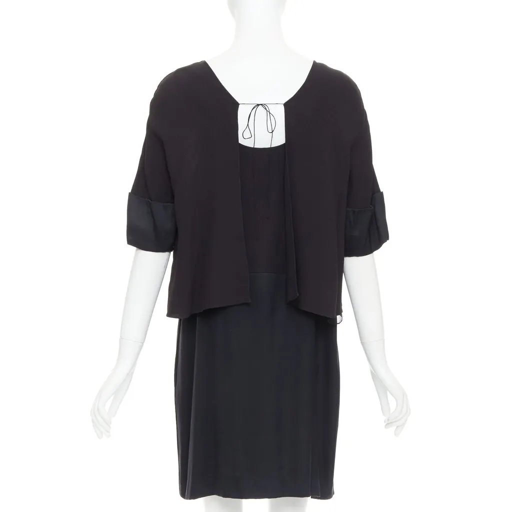 Chloé Black Silk Dress Black Silk Very good - Back View