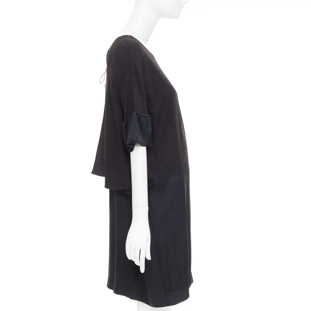 Chloé Black Silk Dress Black Silk Very good - Model View