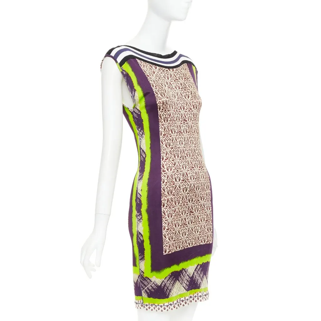 Jean Paul Gaultier Green Viscose Dress Green Viscose Very good - Front View