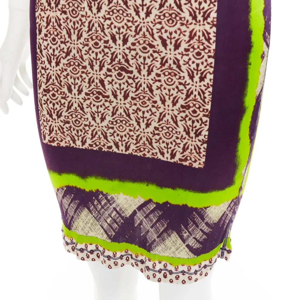 Jean Paul Gaultier Green Viscose Dress Green Viscose Very good - Back View