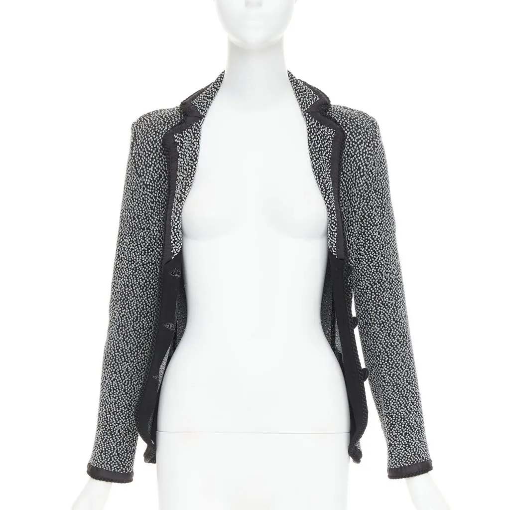 Emporio Armani Black Viscose Jacket Black Viscose Very good - Inside View