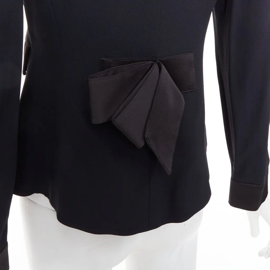 Emporio Armani Black Jacket Black Very good - Back View