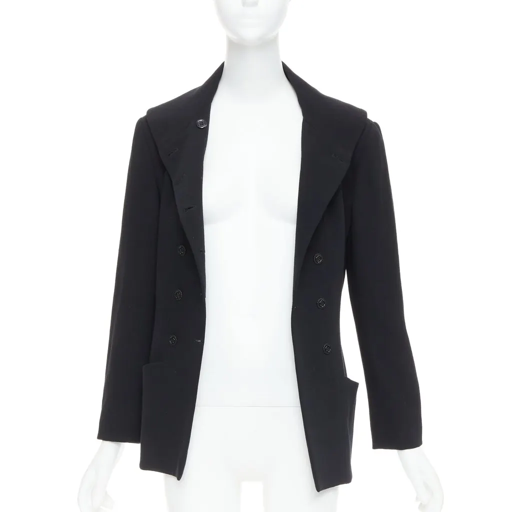 Karl Lagerfeld Black Wool Jacket Black Wool Very good - Inside View