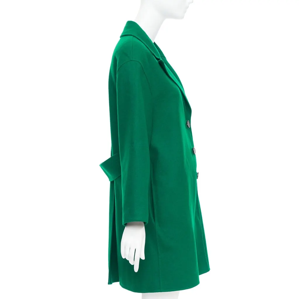 Valentino Green Wool Coat Green Wool Very good - Box View