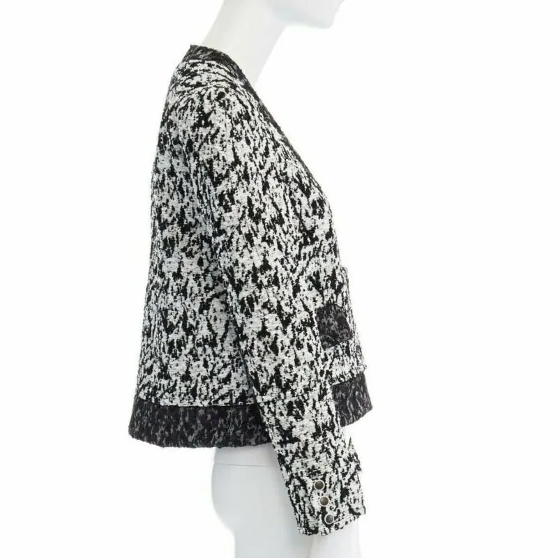 Proenza Schouler Floral Print Blazer White Wool Very good - Box View