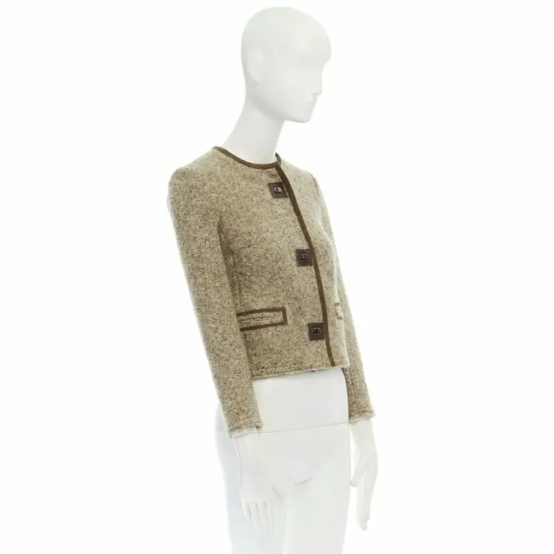 Isabel Marant Kios Beige Wool Very good - Model View