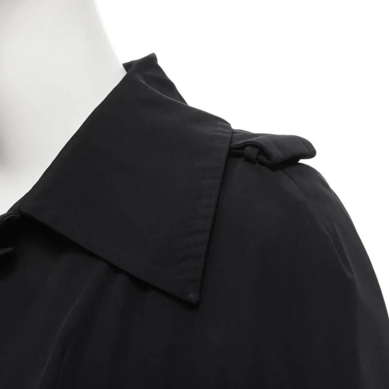 Marni Black Polyester Short Trench Black Polyamide Never worn - Back View