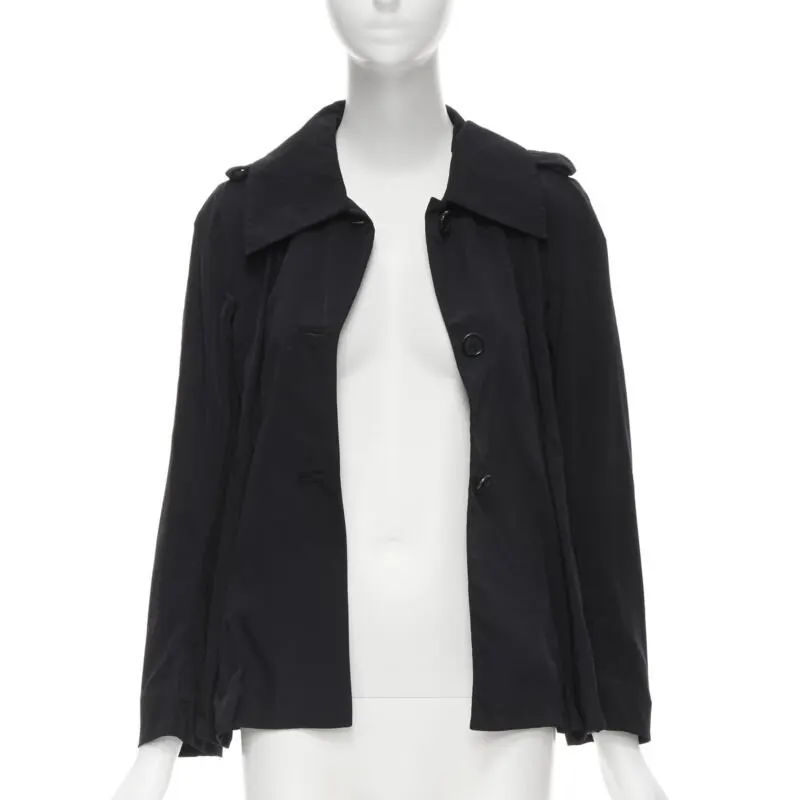 Marni Black Polyester Short Trench Black Polyamide Never worn - Inside View