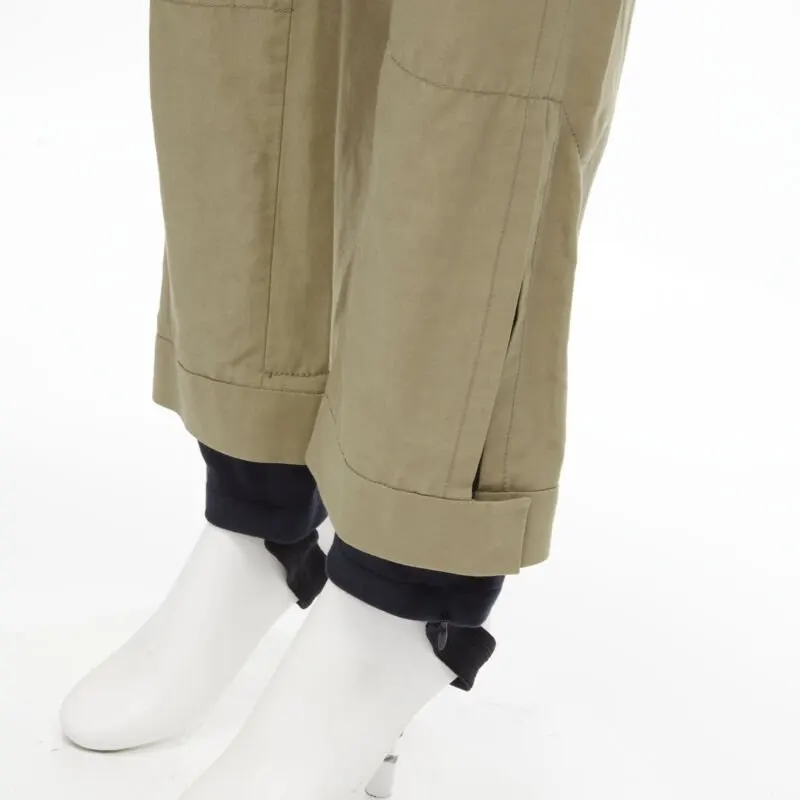 Marni Layered Jodhpur Pants Brown Cotton Never worn - Back View