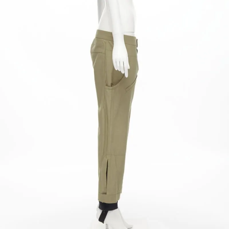 Marni Layered Jodhpur Pants Brown Cotton Never worn - Model View