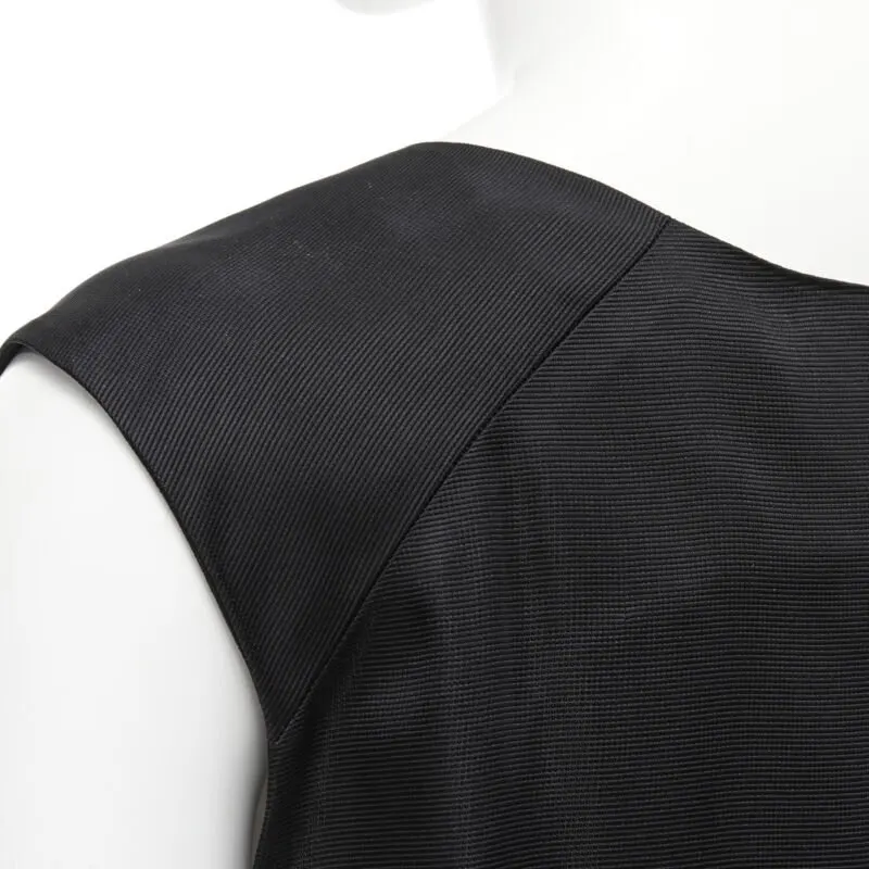 Marni Acetate Boxy Top Black Polyester Very good - Back View