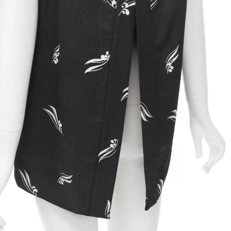 Marni Split Back Top Black Viscose Never worn - Back View