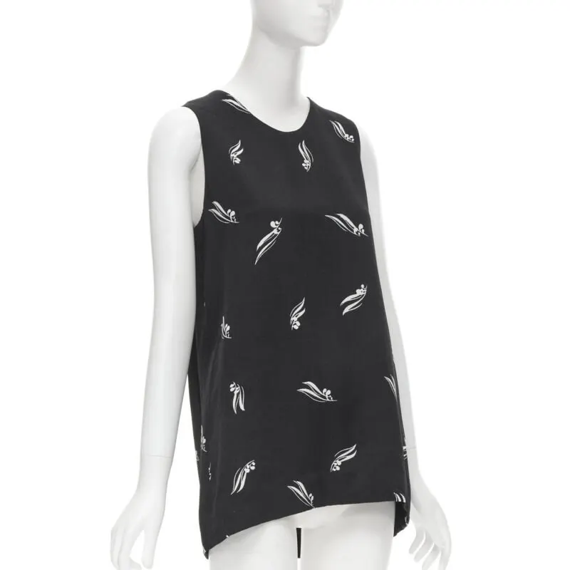 Marni Split Back Top Black Viscose Never worn - Inside View