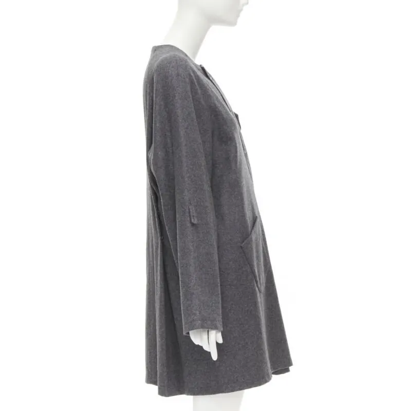 Miu Miu Grey Wool Coat Grey Wool Fair - Box View