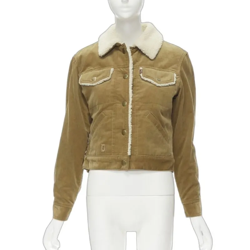 Marc Jacobs Brown Corduroy Jacket Brown Cotton Never worn - Front View