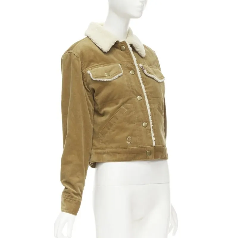 Marc Jacobs Brown Corduroy Jacket Brown Cotton Never worn - Inside View