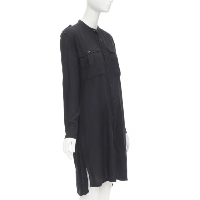 Dries Van Noten Cotton Cargo Dress Black Cotton Never worn - Inside View