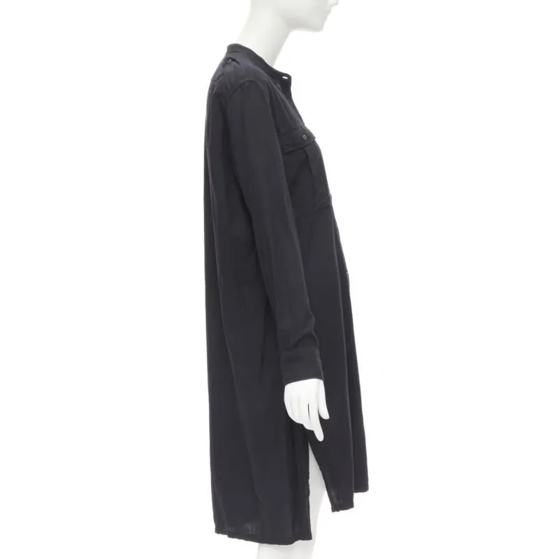Dries Van Noten Cotton Cargo Dress Black Cotton Never worn - Model View