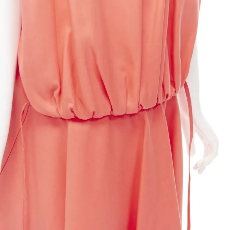 Marni Pleated Bubble Dress Pink Cotton Never worn - Back View